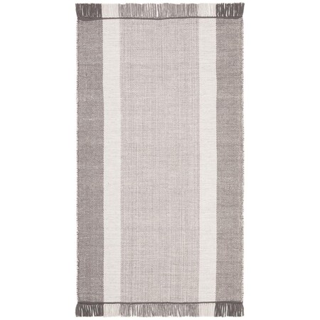 Safavieh 2 ft.-3 in. x 5 ft. Montauk Accent Hand Loomed Rug Ivory & Grey MTK301A-25